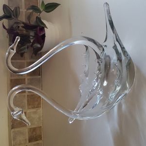 Glass swan